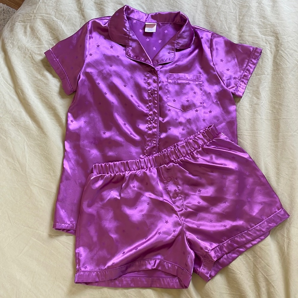 Girls Silky Pajama Set